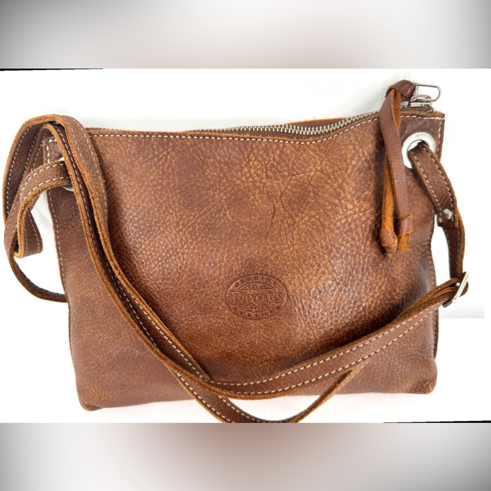 Vintage Roots Tan Leather Crossbody Bag - Picture 4 of 4